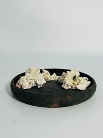 A Decorative Ceramic Sculpture Dish, Lucio Fontana (1899-1968)