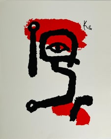 A Poster of Der Paukenspieler (The Drummer Boy), Based on Lithograph by Paul Klee