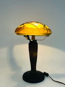 A Vintage Glass Lamp
