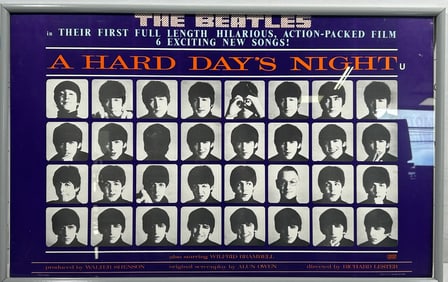 A Beatles 'A Hard Day's Night' Poster