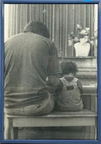 A Photo Print of A Father and Son