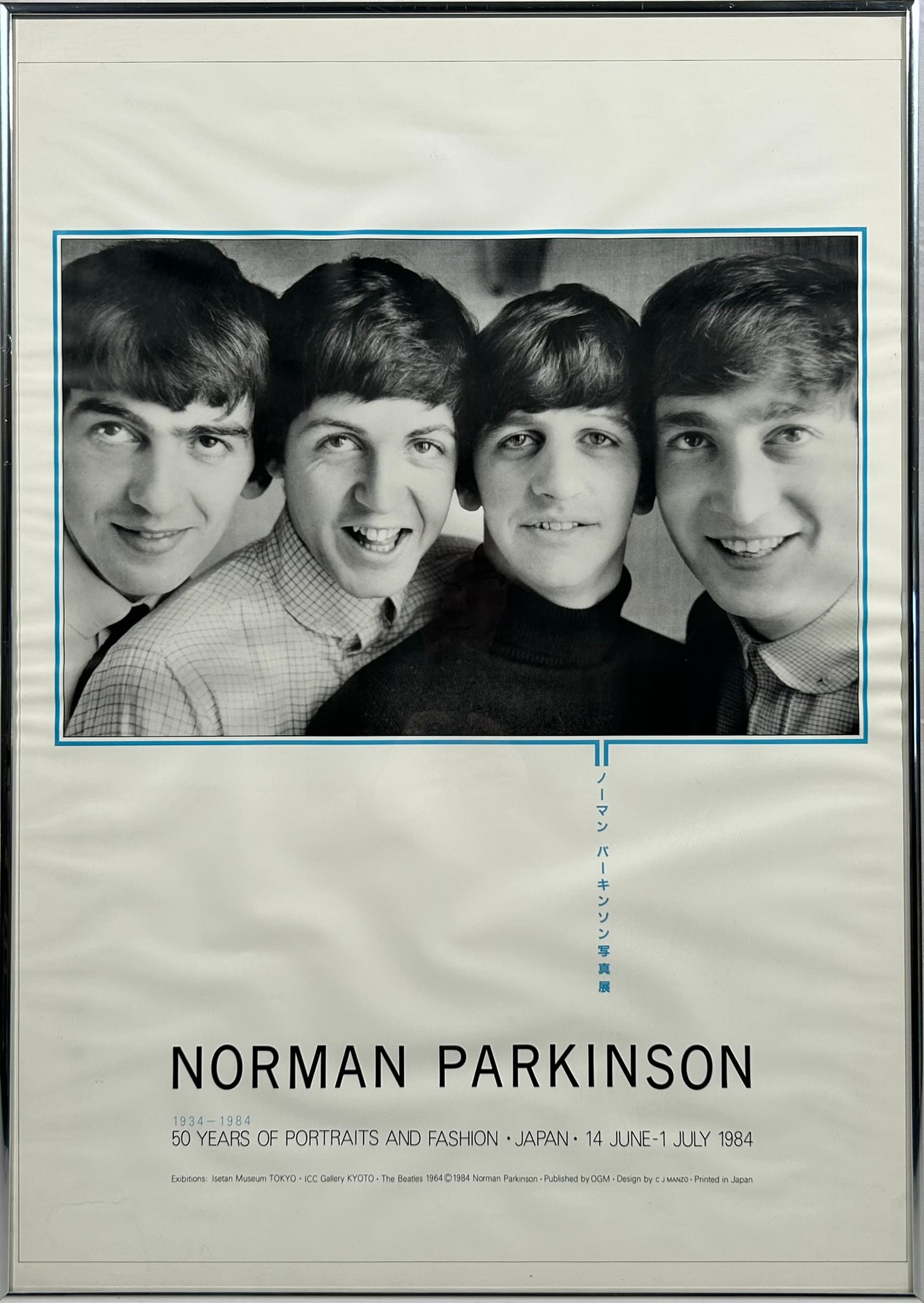 A Norman Parkinson's 50 Years of Portraits and Fashion Japan Exhibition Poster (1 of 4)