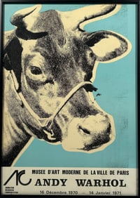 An Andy Warhol 'Cow' Poster