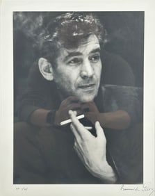 A Photo Print of A Gentleman with A Cigarette