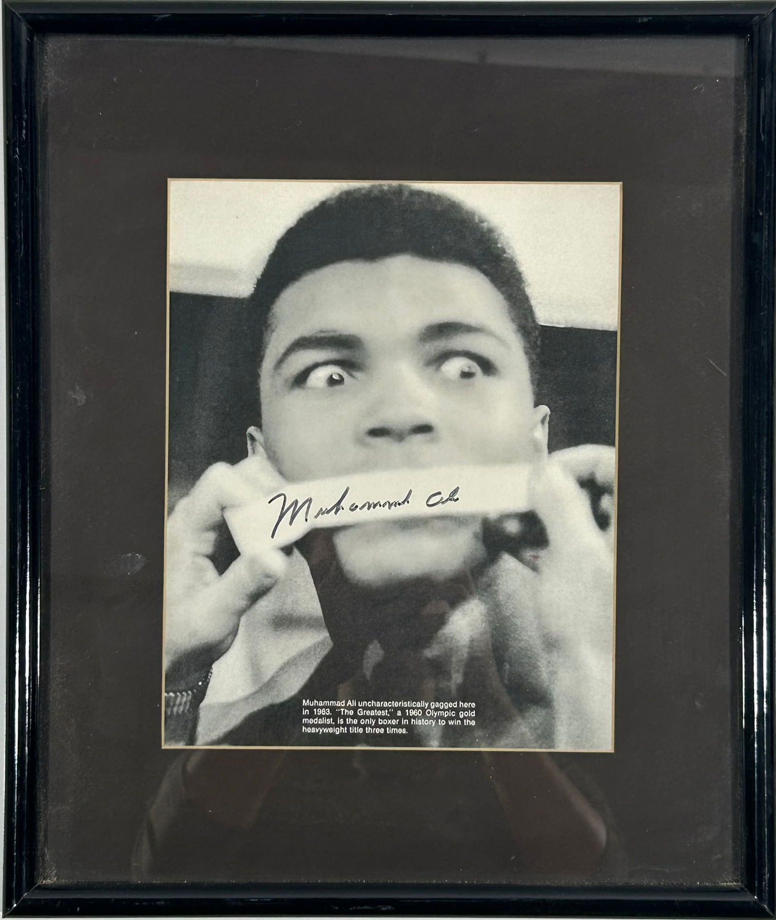 A Photo Print of Muhammad Ali, 1963, Signed by Muhammad Ali (1 of 5)