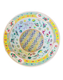 A Chinese Famille Rose 'Flower' Basin