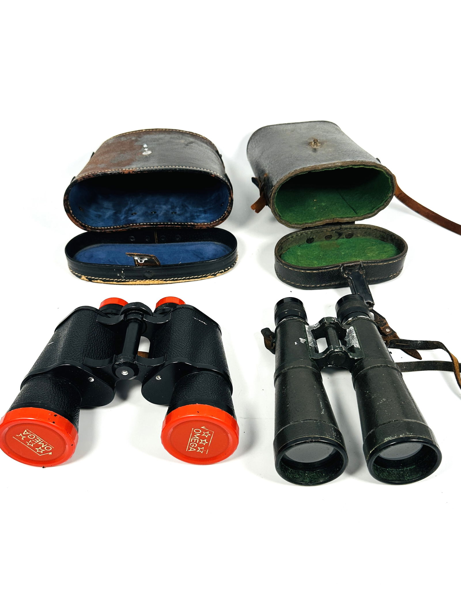 Two Vintage Binoculars WWII Hensoldt-Wetzlar and Tasco 1990s (1 of 8)