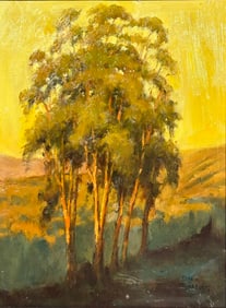 A Painting of Trees, Signature Dana Bartlett