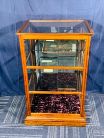 An Antique Oak Display Case, 1900s