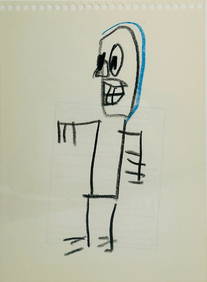 A Drawing of a Person, Certificate Jean-Michel Basquiat (1 of 4)