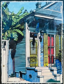 A Painting of a House, Signature John Boles