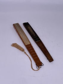 Two Chinese Folding Fans