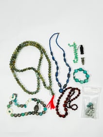 A Group of Twenty-Two Chinese Jewelry/Scholar's Objects