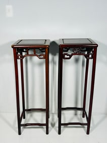 Two Chinese Incense Stands