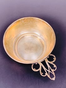 A Georgian Style Sterling Silver Porringer Bowl