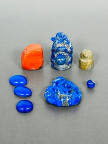 A Group of Eight Stone Objects