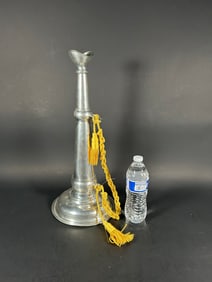 A Pewter Fireman's Trumpet, Speaking Horn