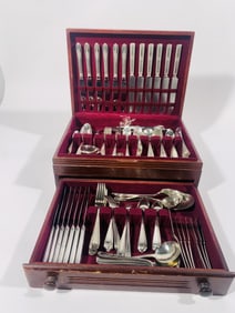 A Group of Flatware, Nobility, Tudor, National Silver Co., Wm Rogers & Son AA, etc.