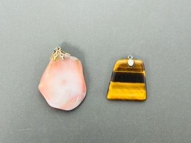Two Stone Pendants