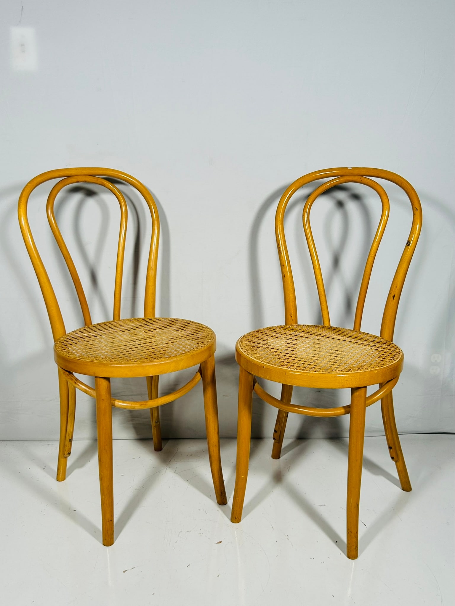 A Pair of Bentwood Thonet Chairs, 1960s (1 of 8)