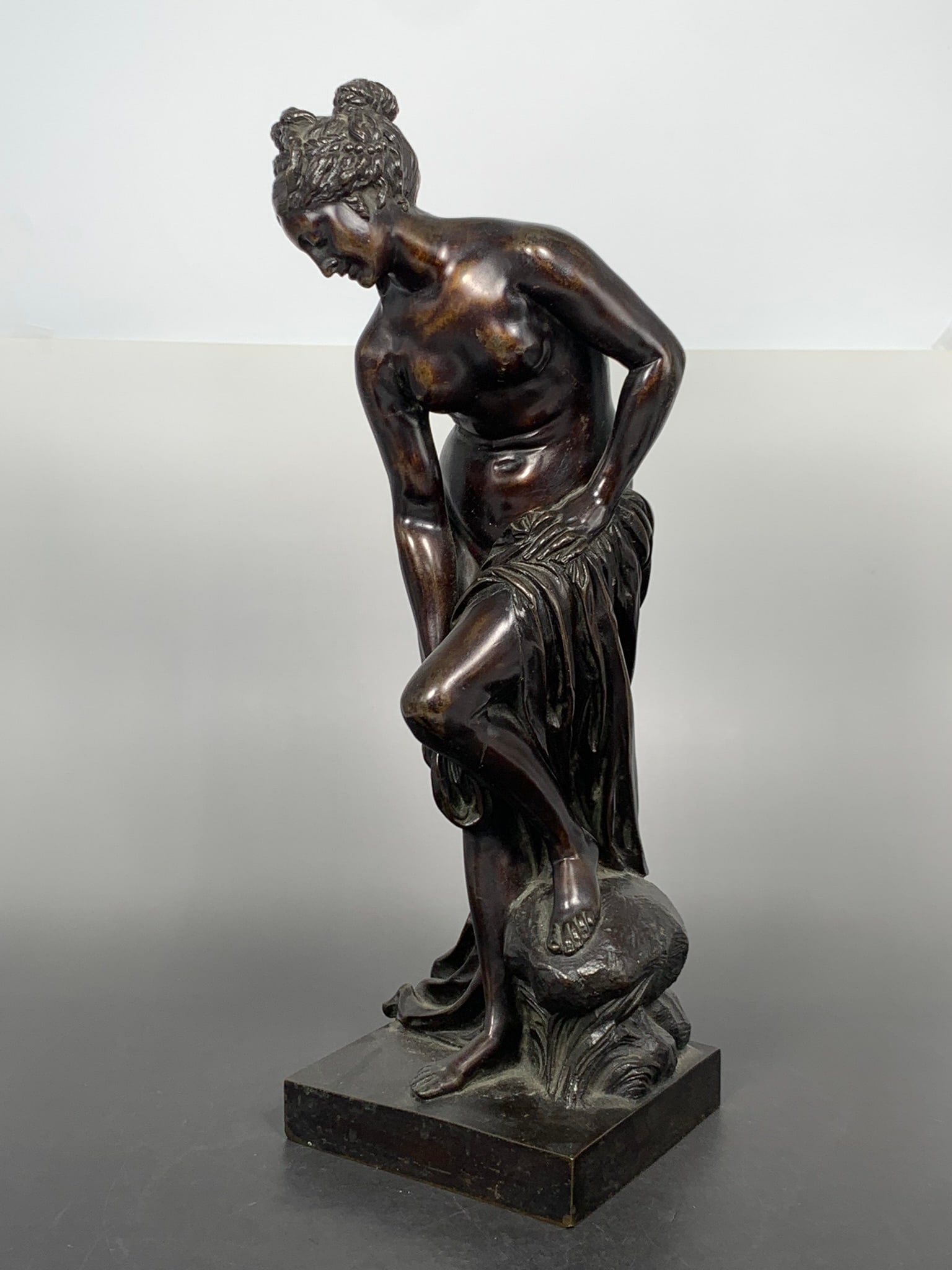 A Bronze Model of 'Venus Sortant Du Bain' (1 of 14)