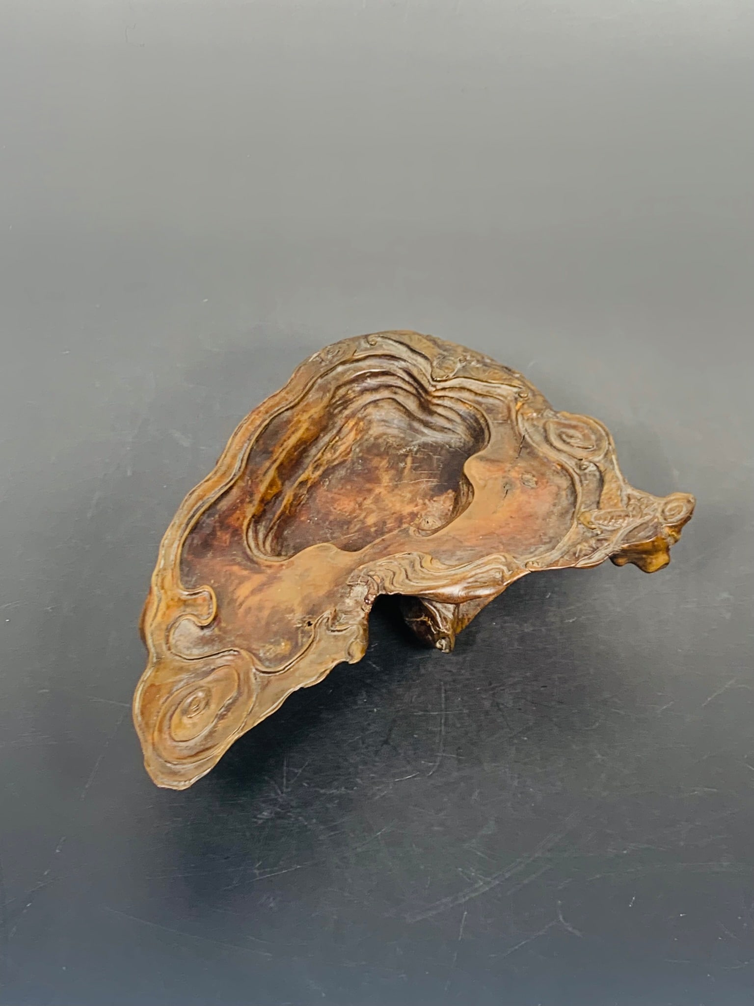 A Chinese Carved Wood Washer (1 of 12)