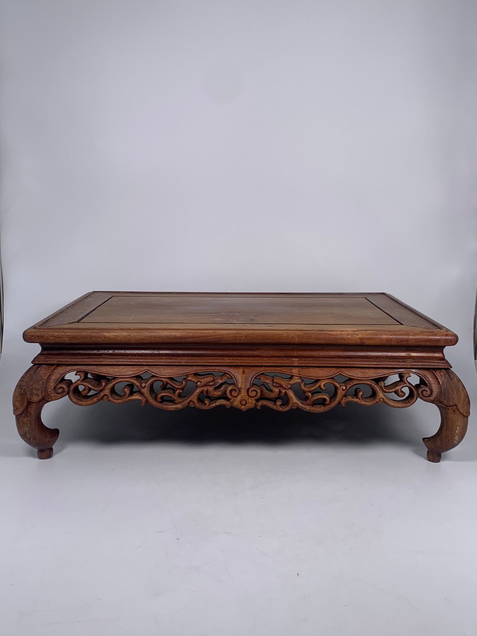 A Chinese Carved Wood Display Base (1 of 18)