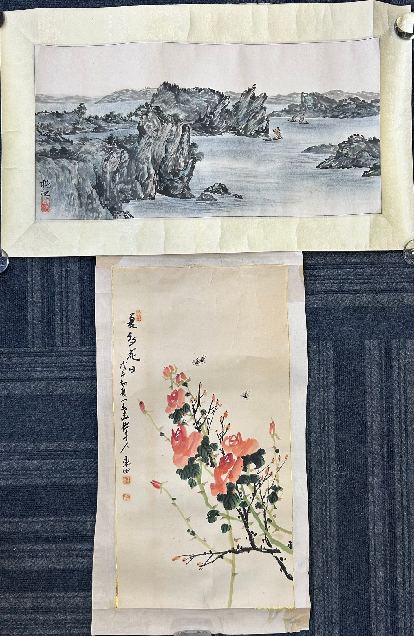 Two Korean Paintings, Signatures of the Artists (1 of 11)