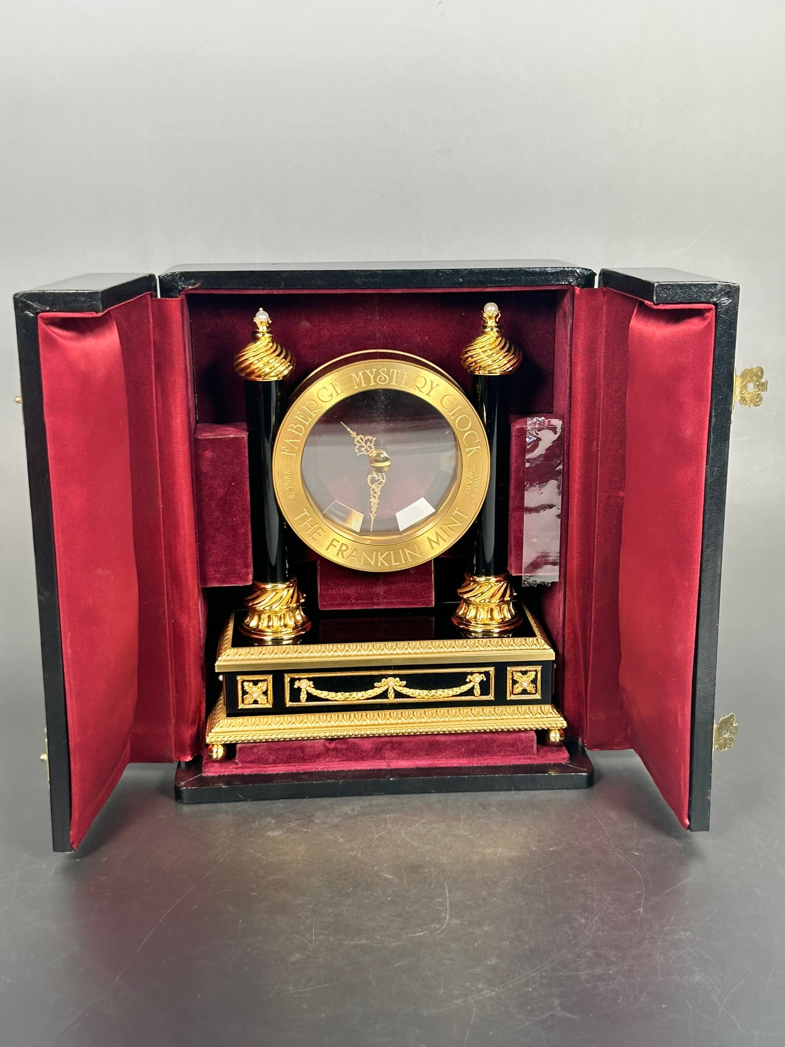 A Franklin Mint House of Faberge Mystery Clock (1 of 14)