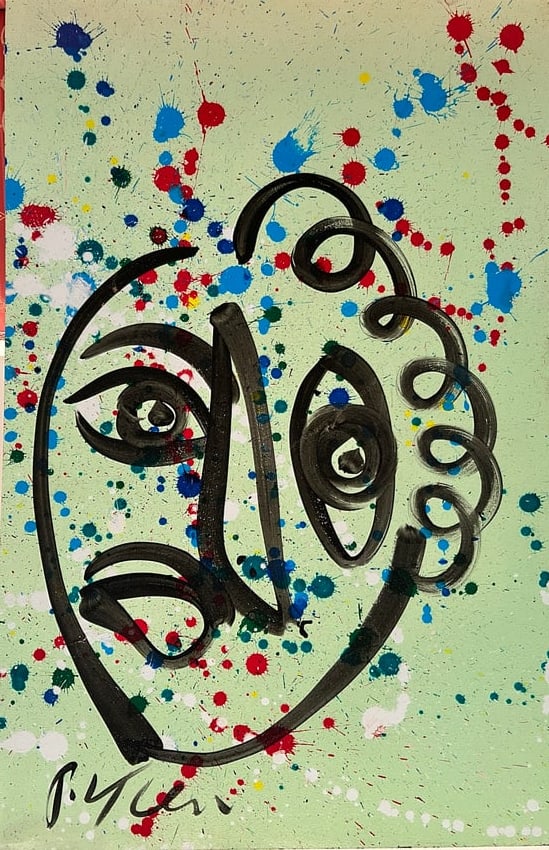 A Paintings Untitled, after Peter Robert Keil: Oil on Masonite, 47.1/2 in. x 34.3/4 in.