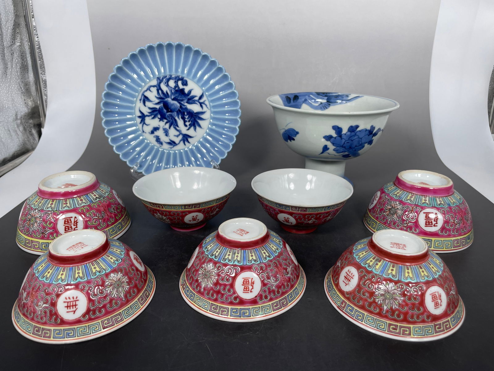 A Group of Nine Asian Porcelain Ware (1 of 16)