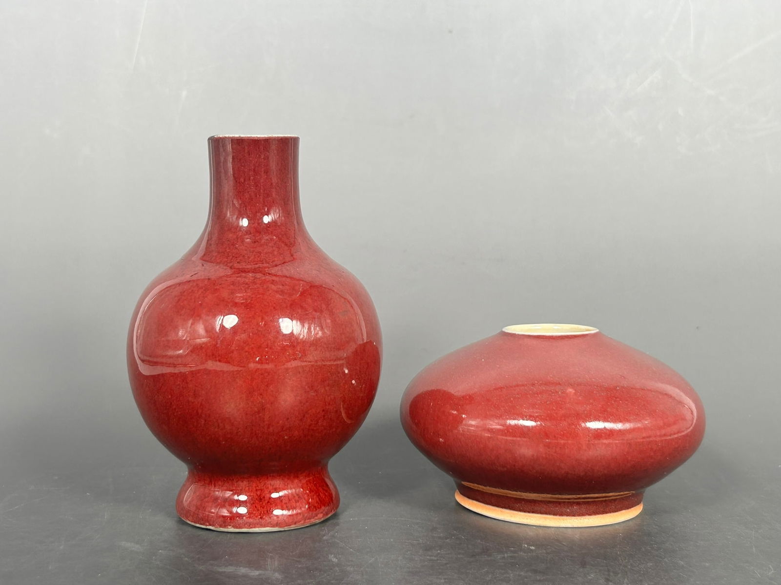 Two Chinese Red-Glazed Vessels, 18-19th Century (1 of 15)