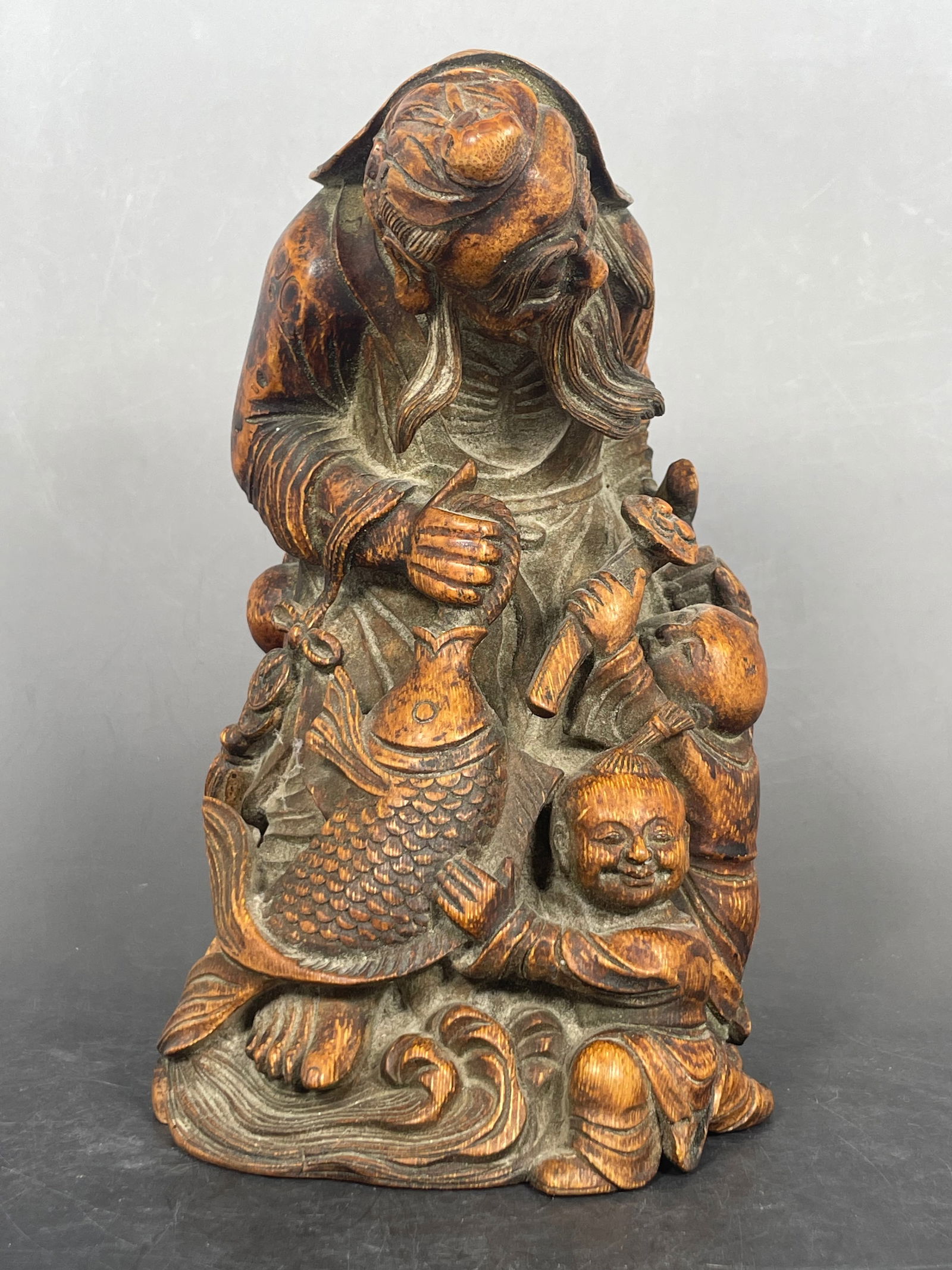 A Chinese Root Carving of Figural Group (1 of 11)