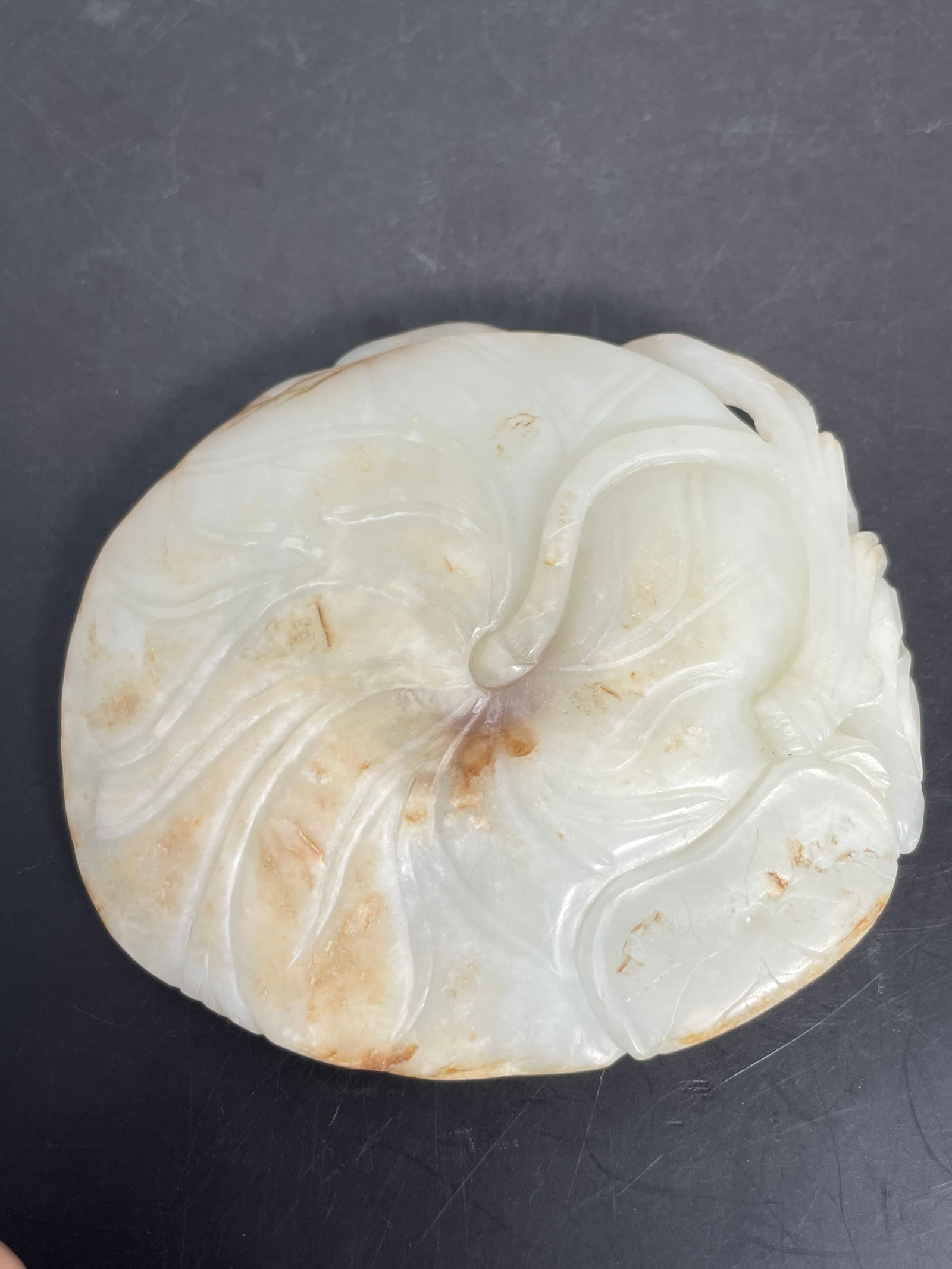 Two Chinese White Jade Objects - 12