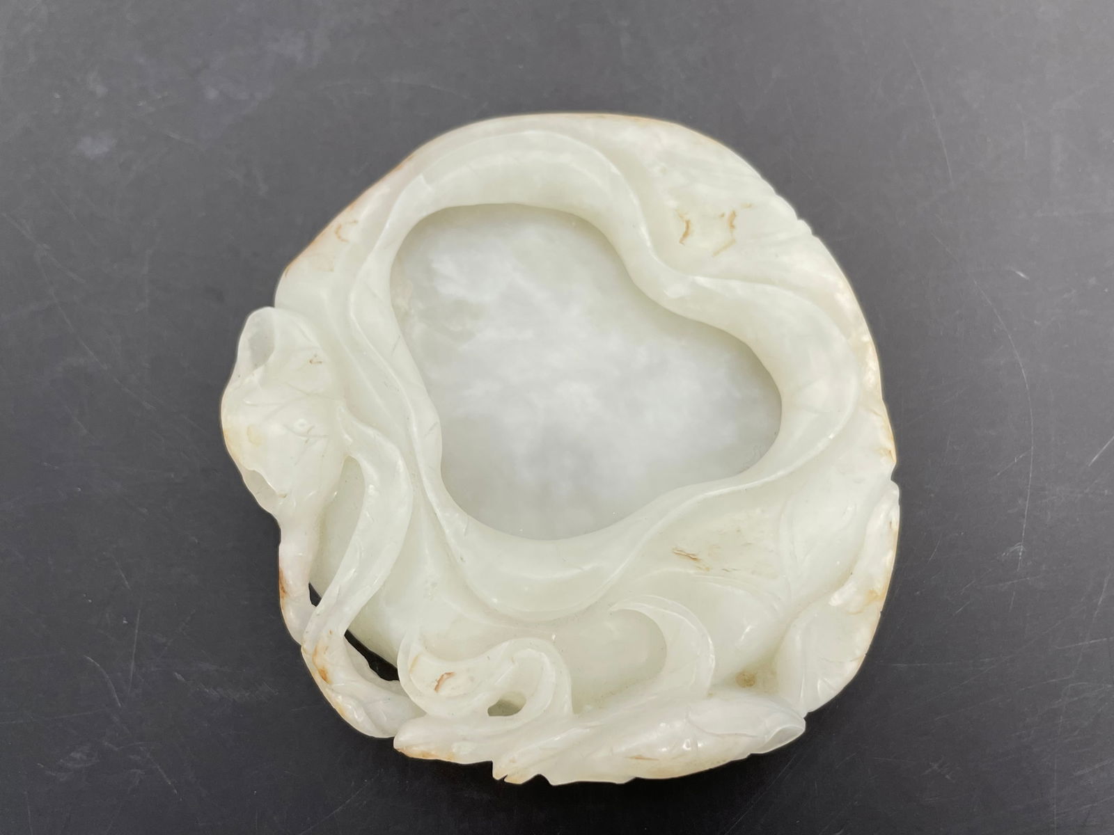 Two Chinese White Jade Objects - 18