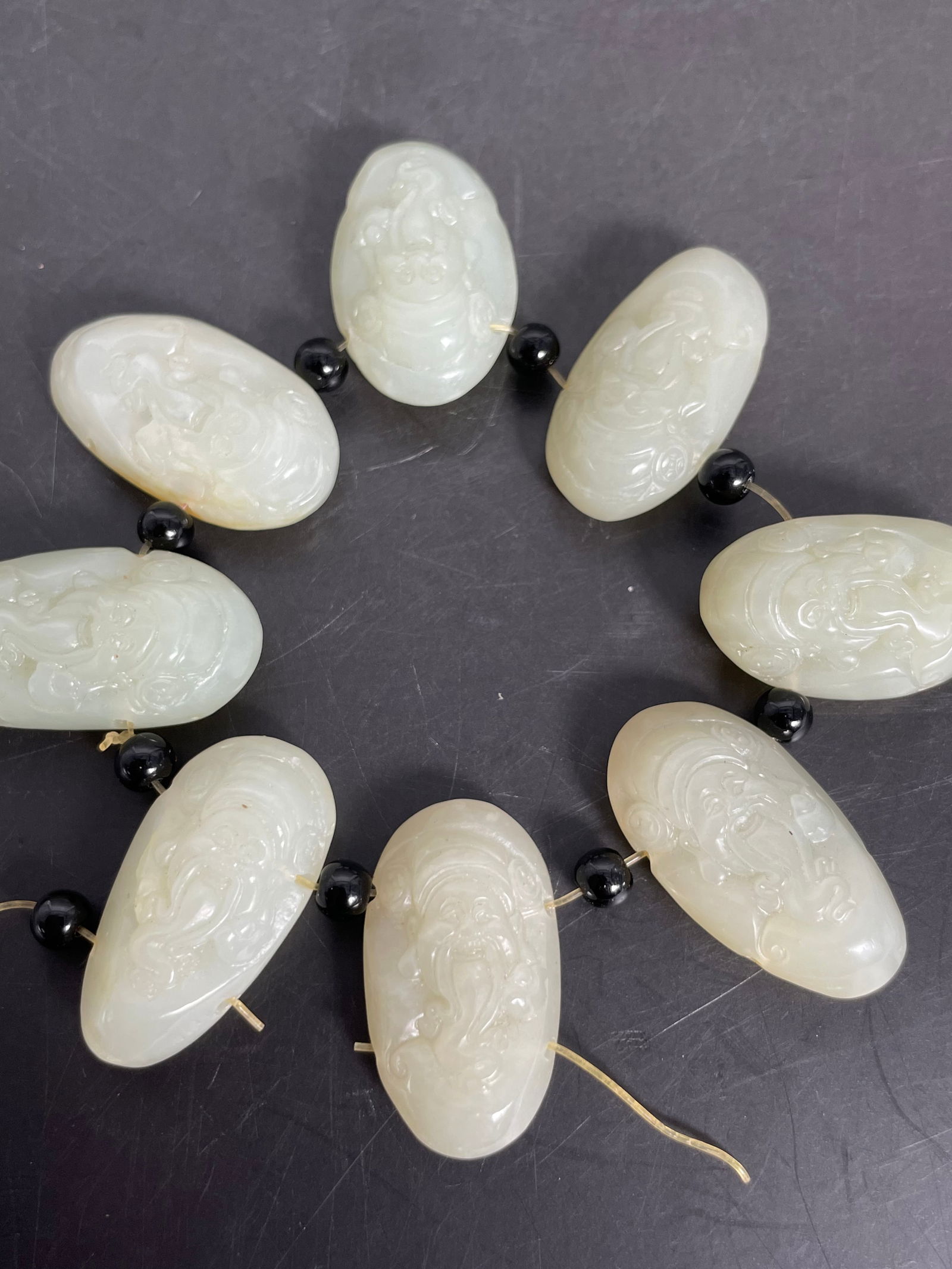 Two Chinese White Jade Objects - 8