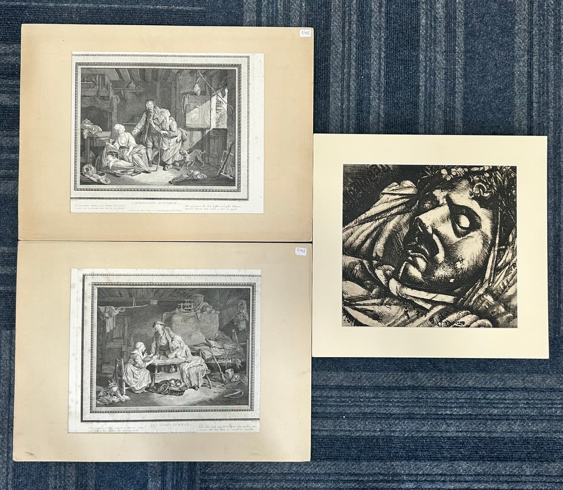 A Group of Three Etchings (1 of 20)