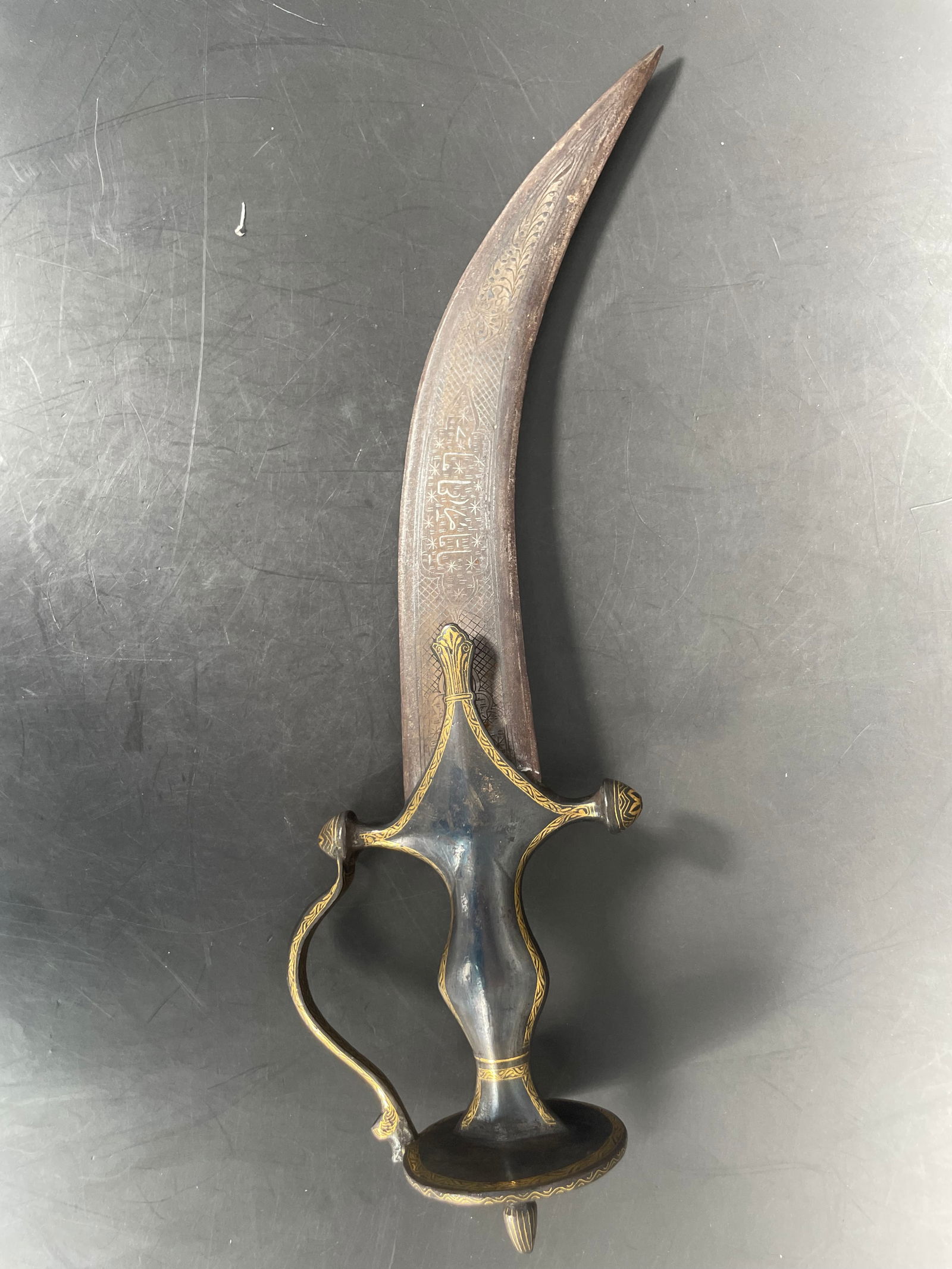 A Punjabi Tegha Curved Sword (1 of 13)