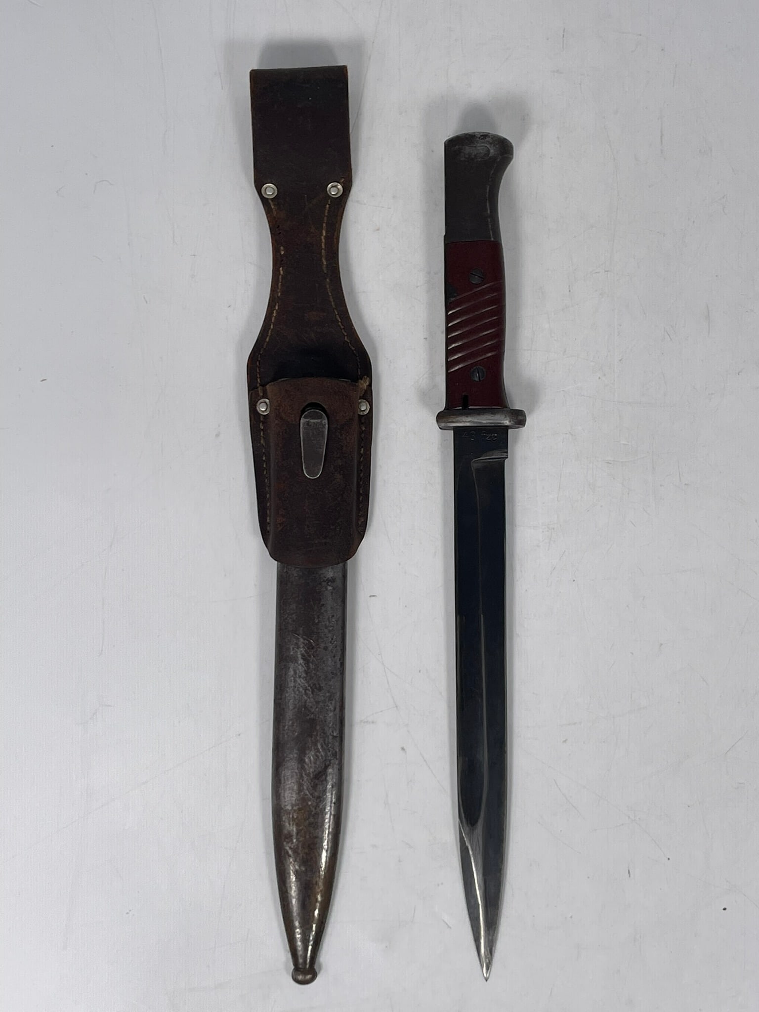 A German Mauser K98 WWII Bayonet, Mark fze 43 (1 of 9)