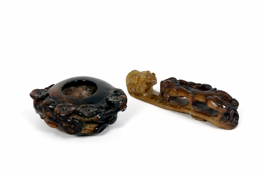 Two Carved Agate Objects (1 of 15)