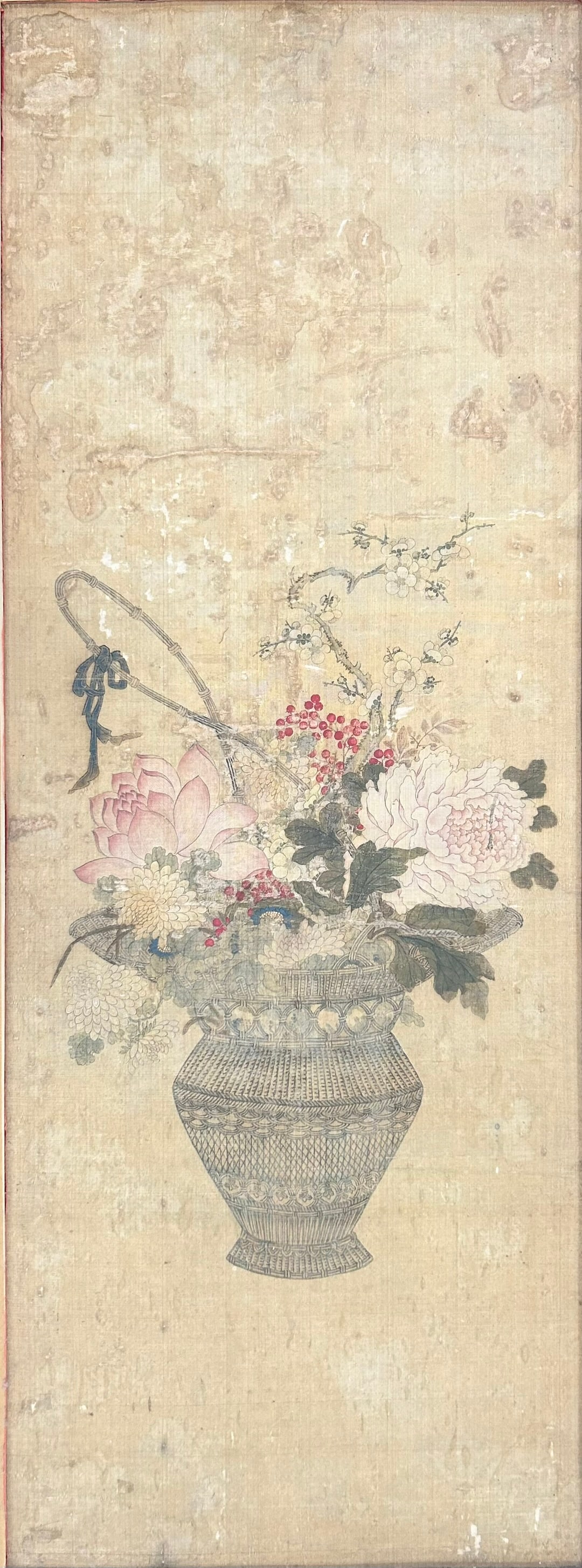 A Chinese Painting of Flower Basket (1 of 6)