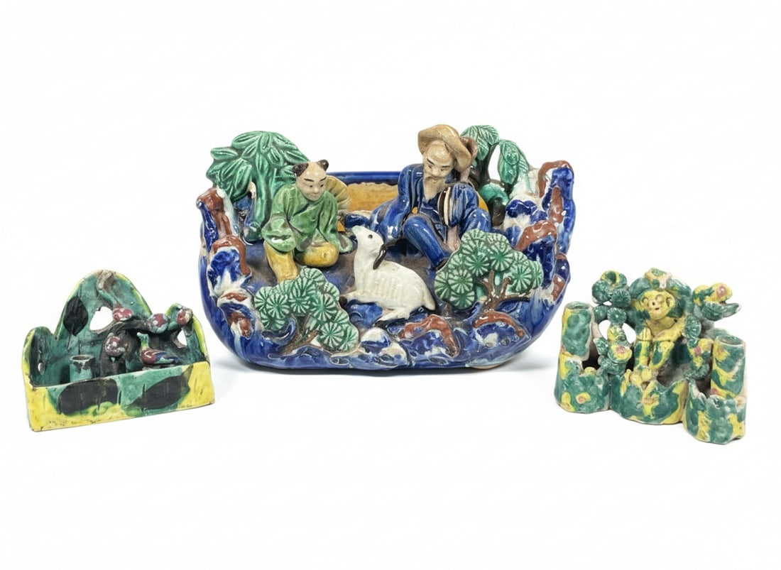 A Group of Three Porcelain Objects (1 of 12)