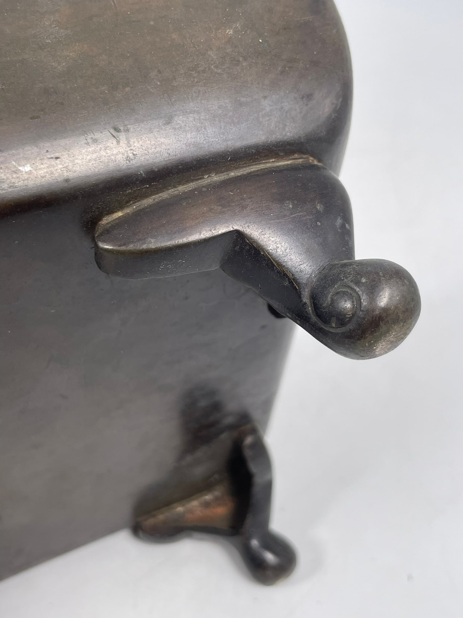 A Chinese Bronze Rectangular Censer - 11