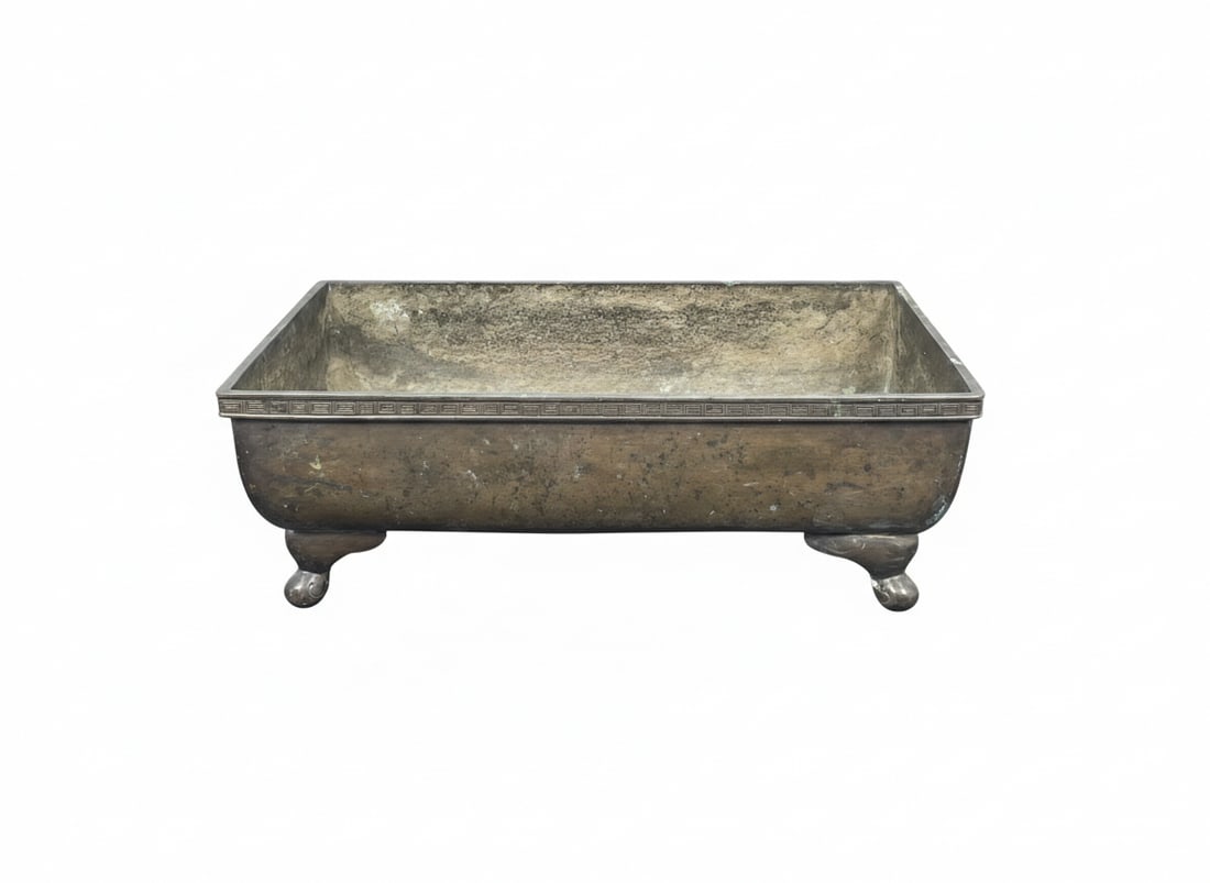 A Chinese Bronze Rectangular Censer (1 of 12)