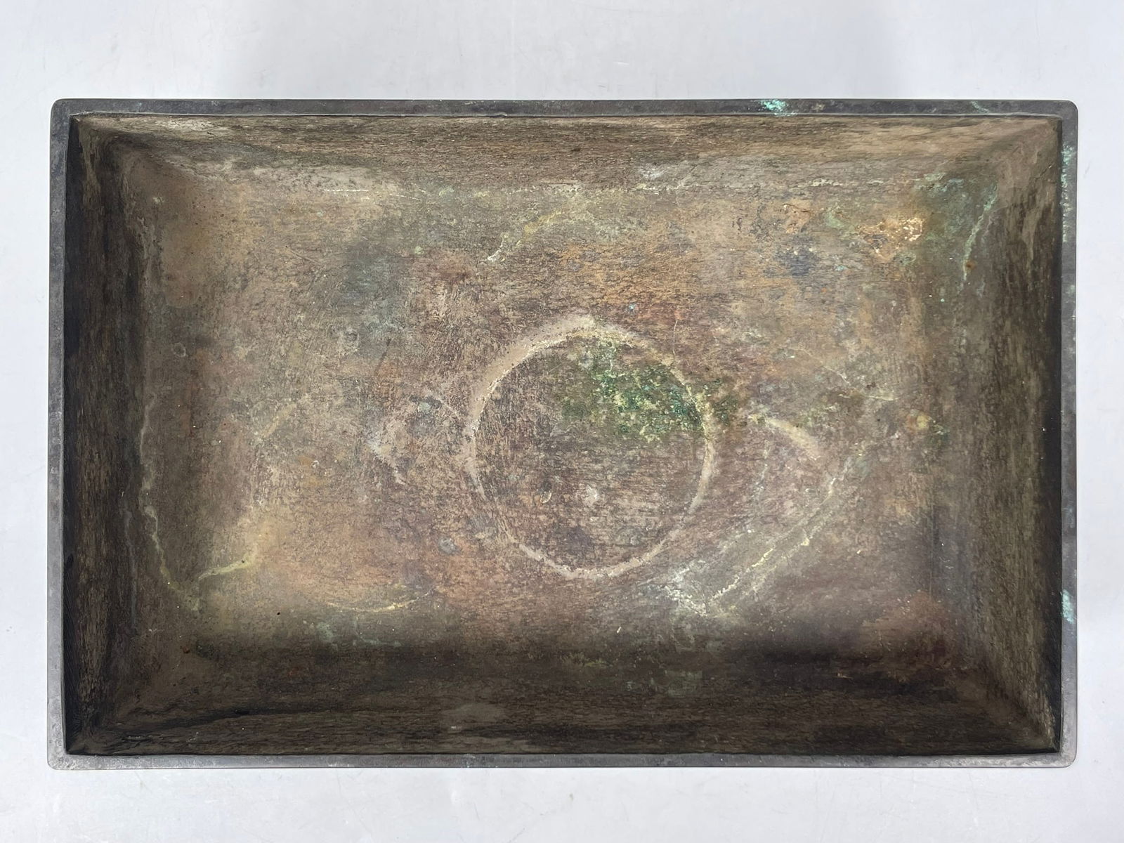 A Chinese Bronze Rectangular Censer - 2