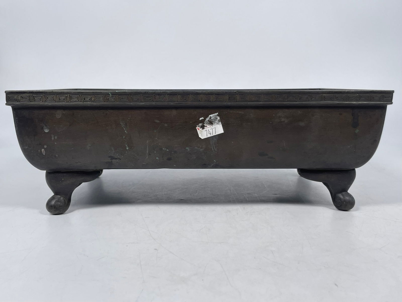 A Chinese Bronze Rectangular Censer - 6
