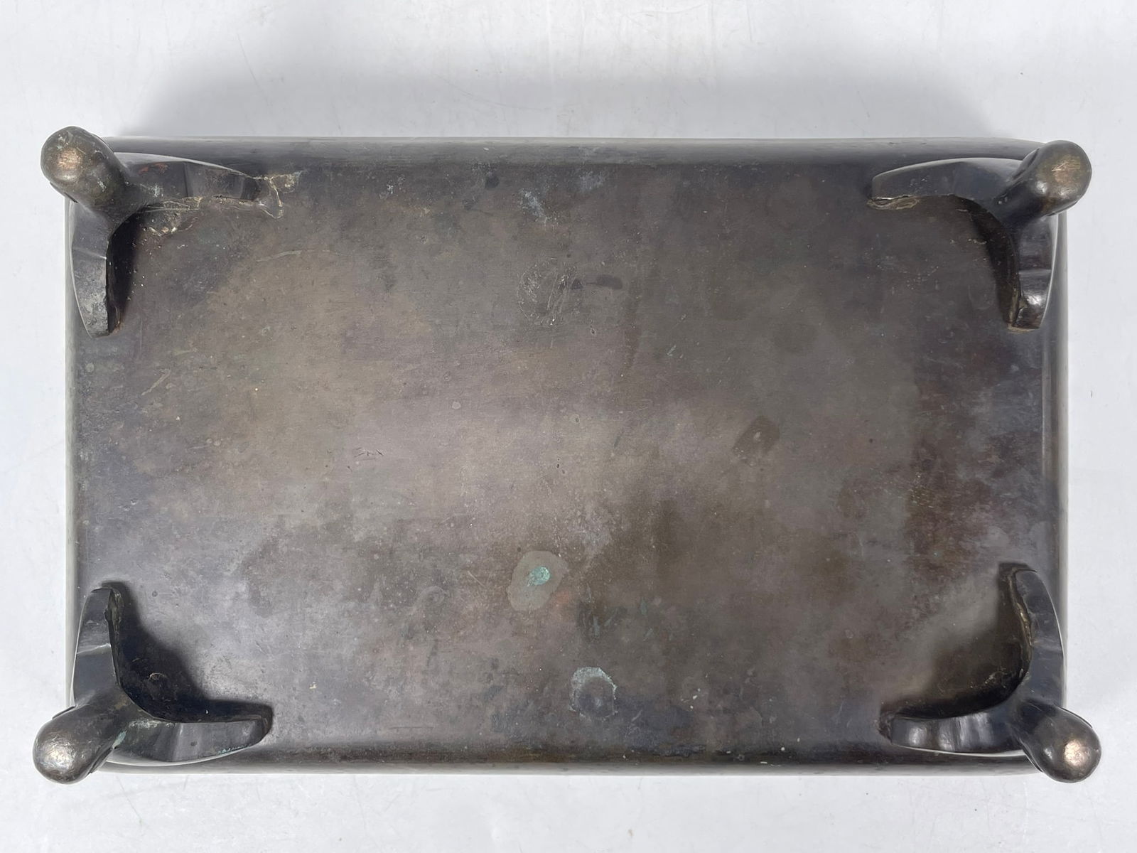 A Chinese Bronze Rectangular Censer - 7