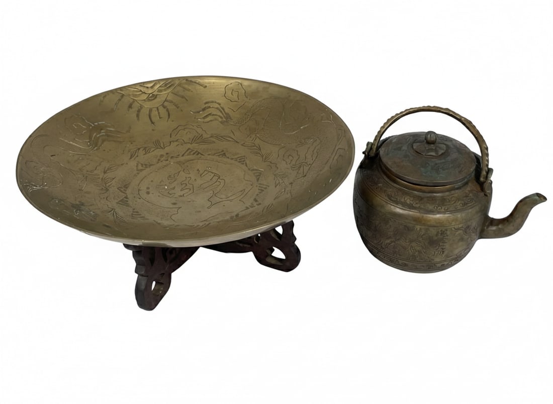 Two Chinese Brass Ware (1 of 18)