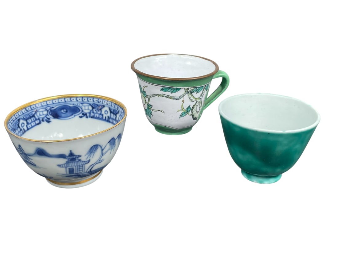 A Group of Three Chinese Cups (1 of 17)