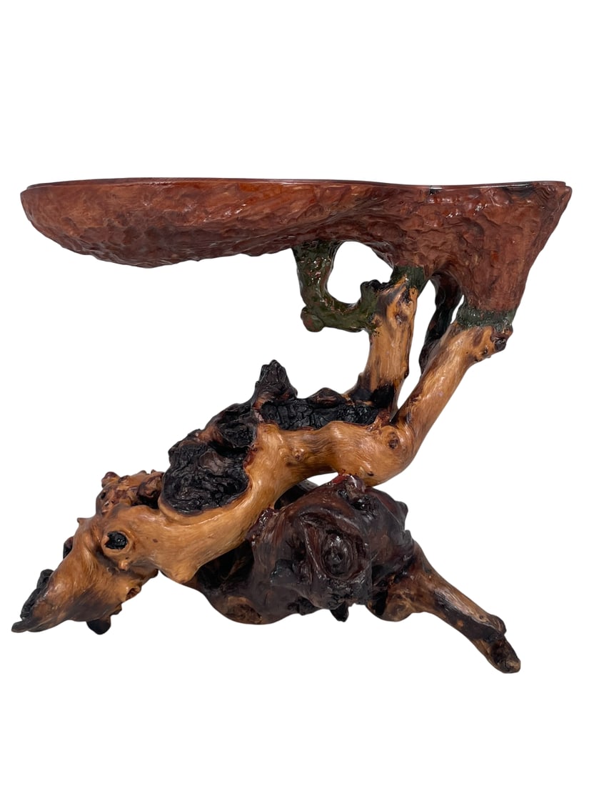 A Japanese Carved Root Plant Stand (1 of 8)